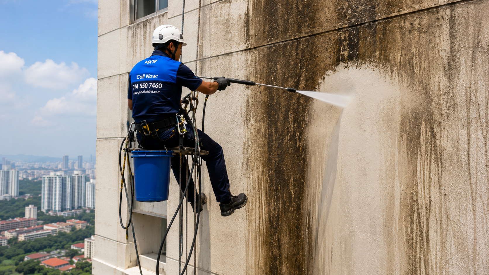 Exterior Wall Washing