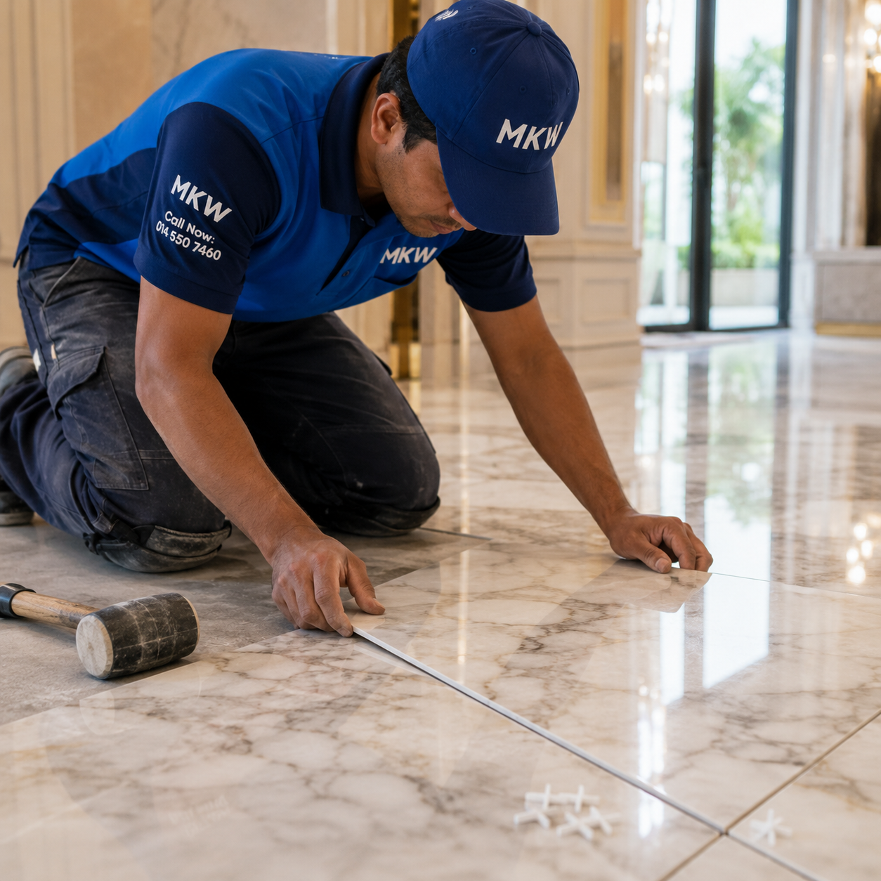 Marble tile