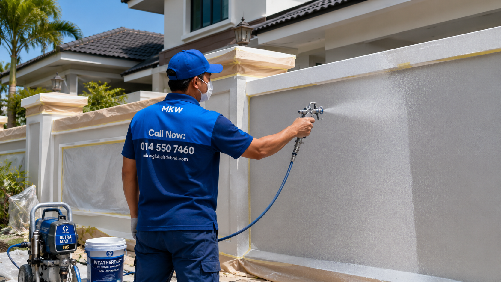Spray Painting Exterior