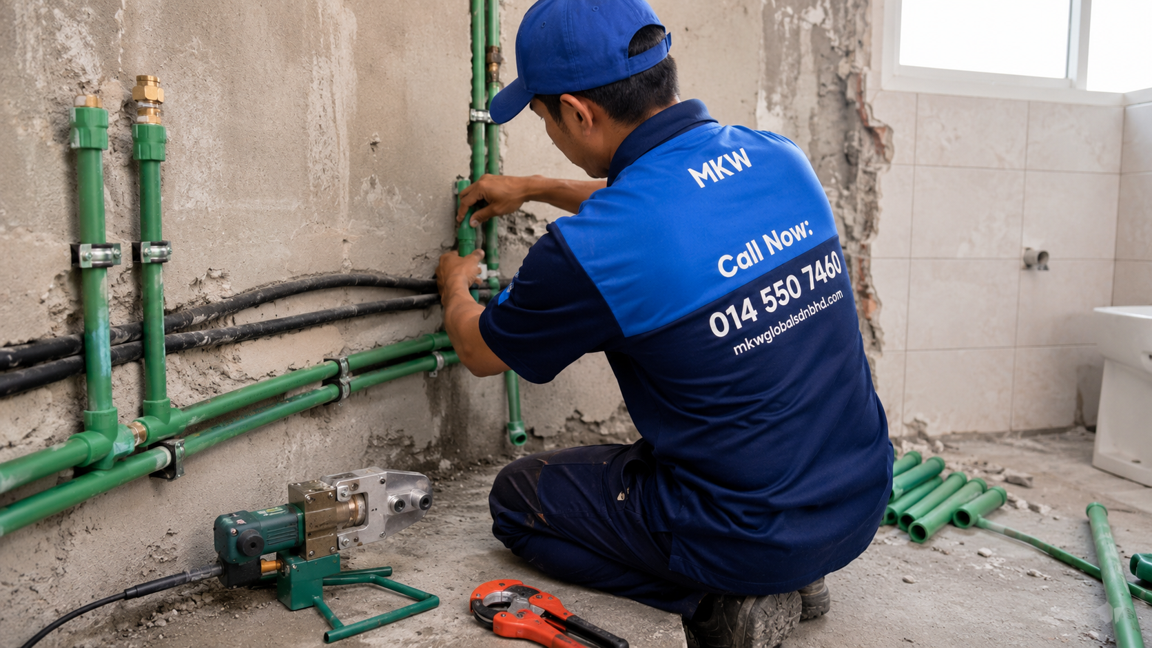 Water Pipe Installation